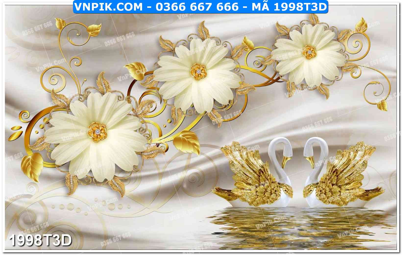 Trah Treo Tường – Tranh 3D Hiện Đại 1998T3D