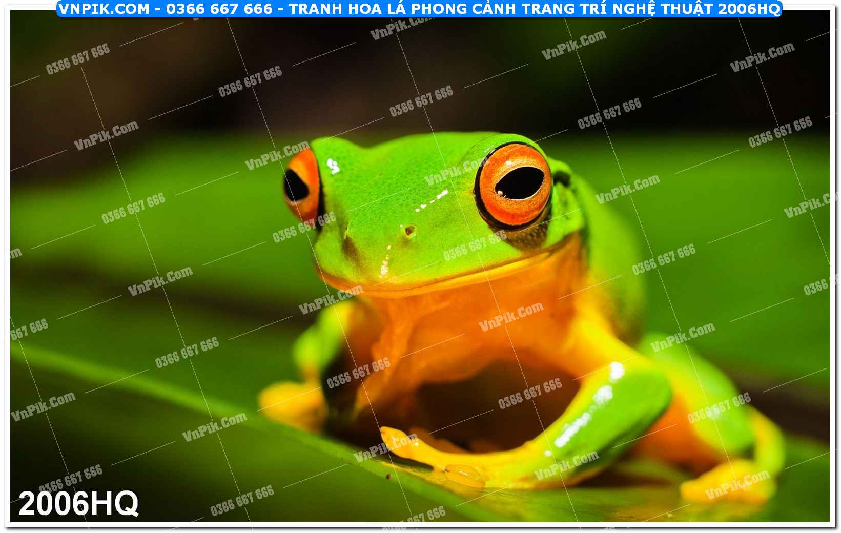 Tranh hoa lá phong cảnh trang trí nghệ thuật 2006HQ