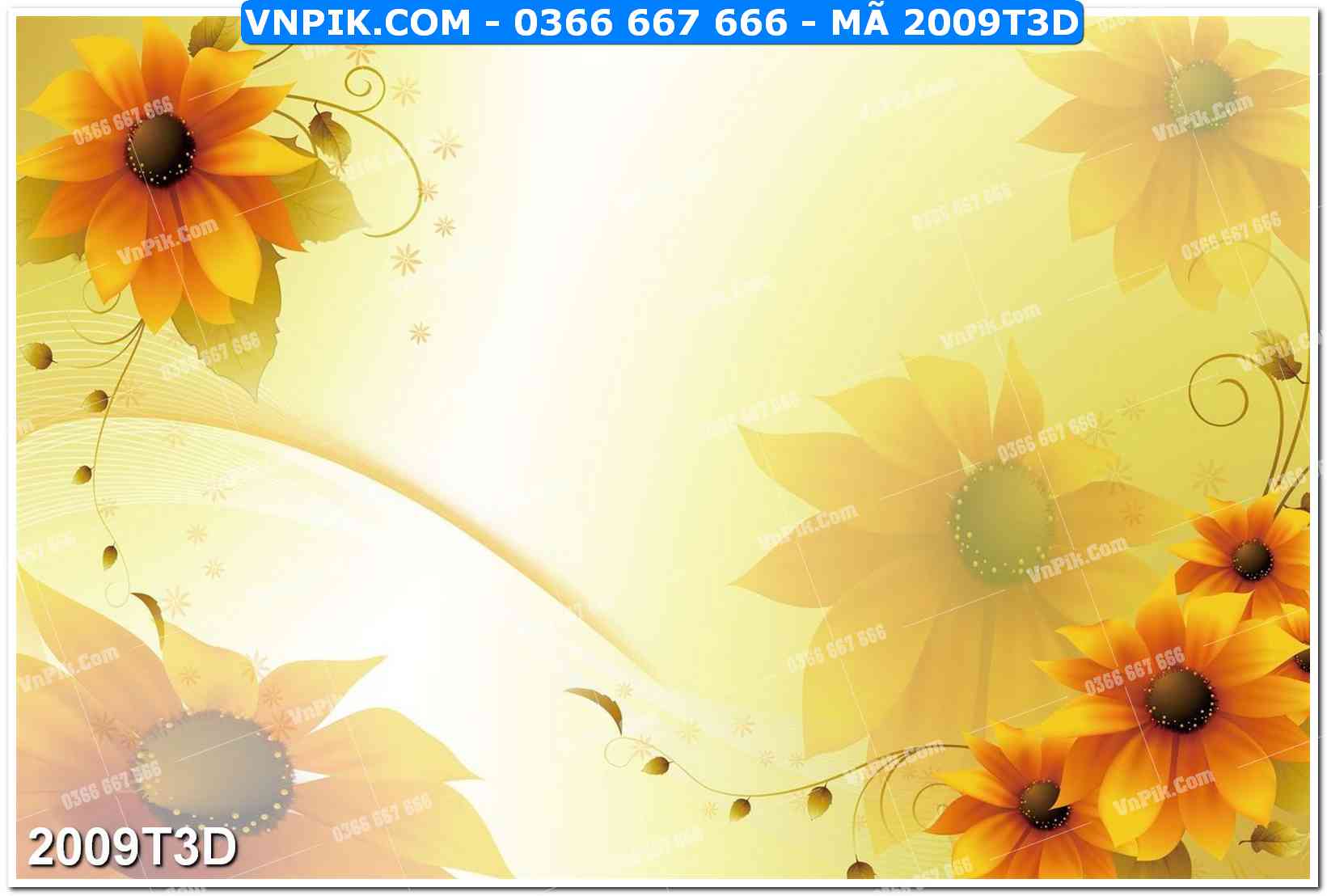 Trah Treo Tường – Tranh 3D Hiện Đại 2009T3D