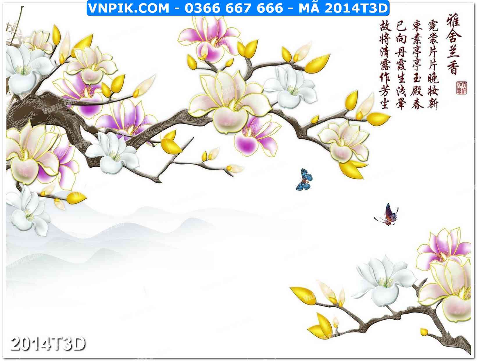 Trah Treo Tường – Tranh 3D Hiện Đại 2014T3D
