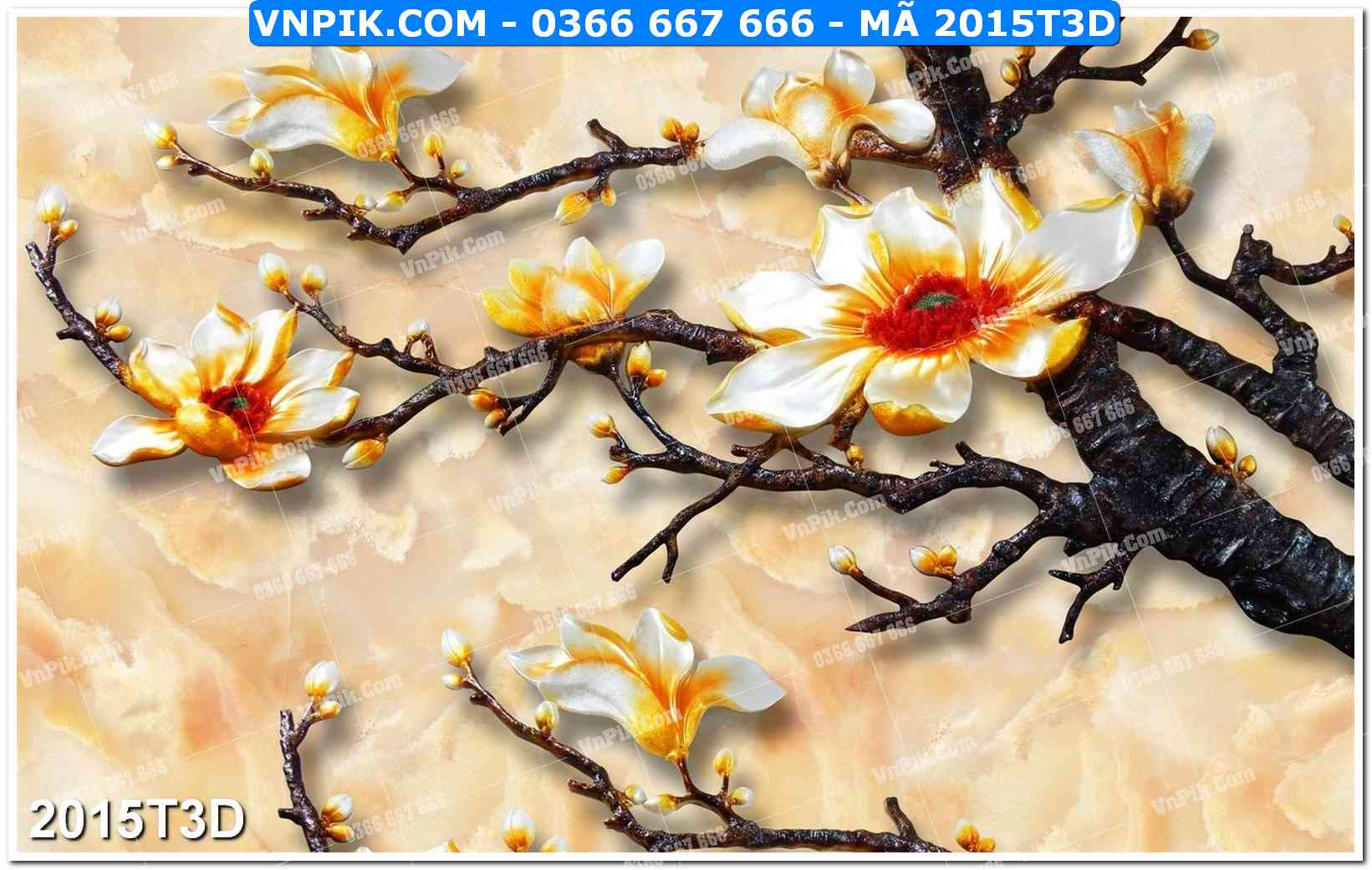 Trah Treo Tường – Tranh 3D Hiện Đại 2015T3D