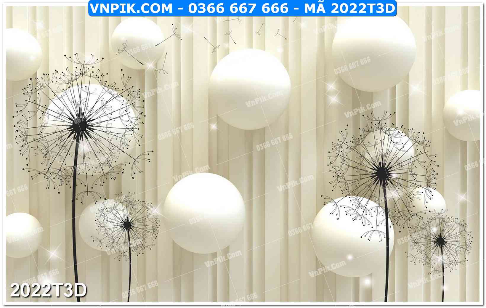 Trah Treo Tường – Tranh 3D Hiện Đại 2022T3D