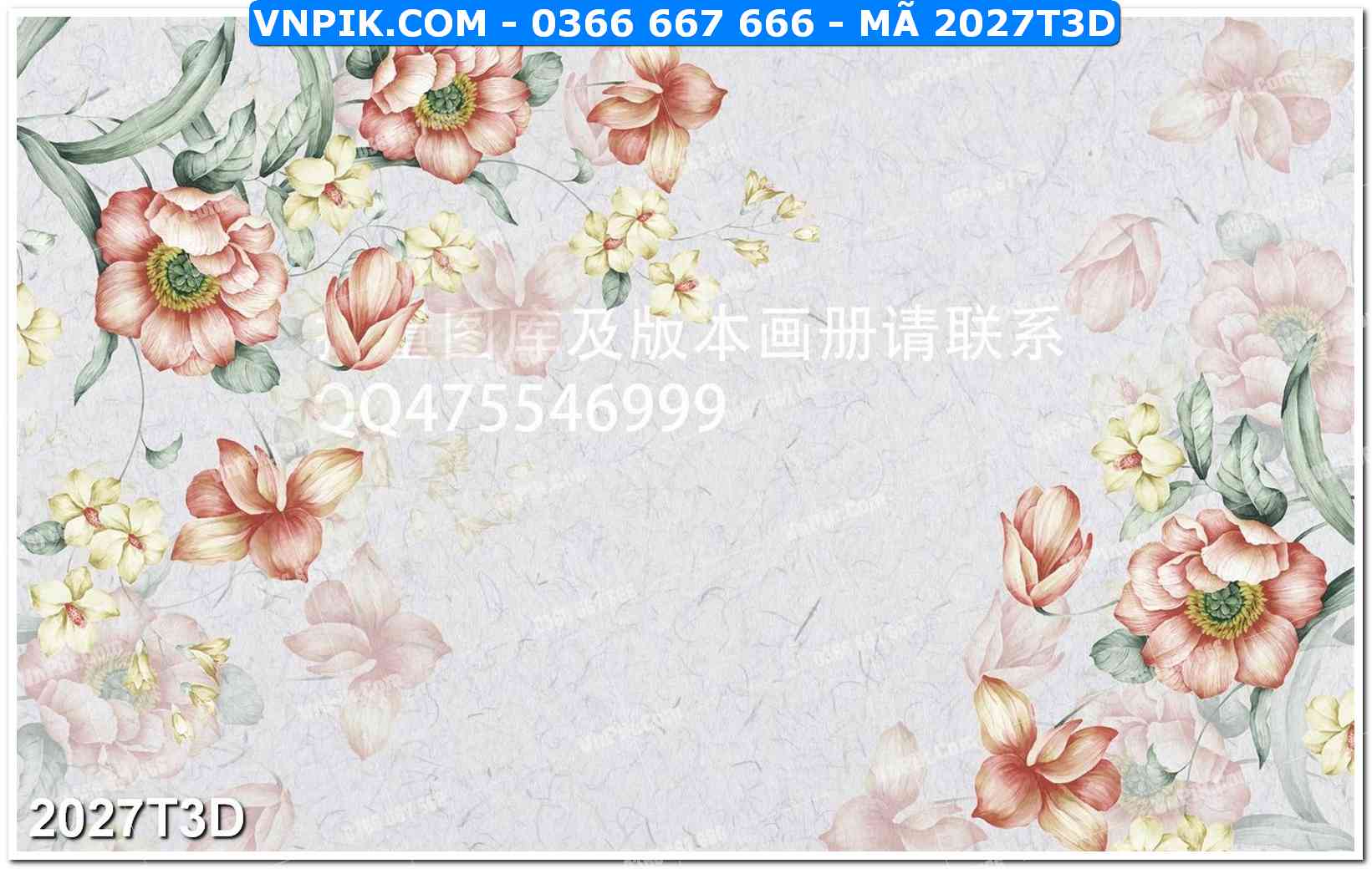 Trah Treo Tường – Tranh 3D Hiện Đại 2027T3D