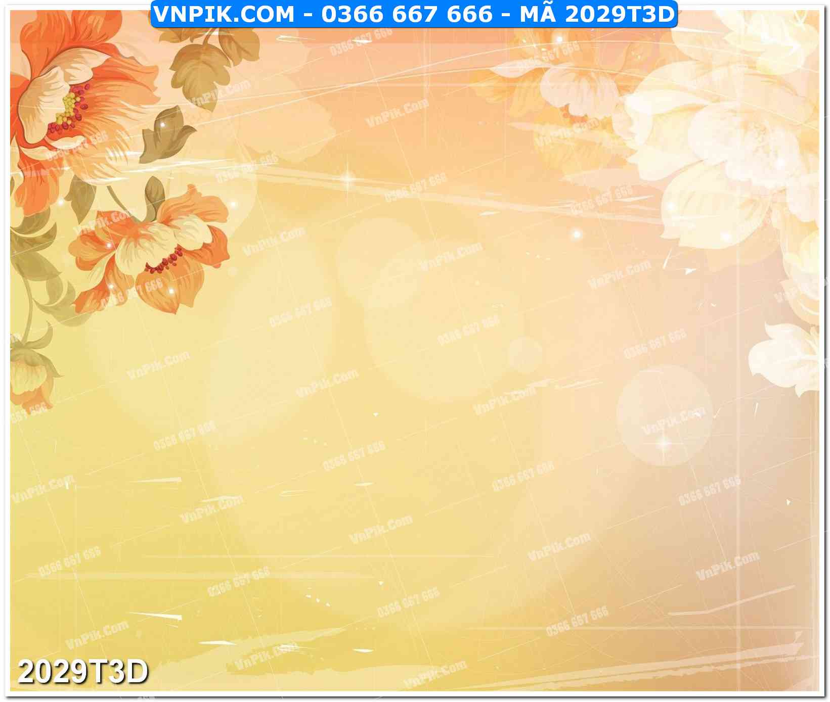 Trah Treo Tường – Tranh 3D Hiện Đại 2029T3D