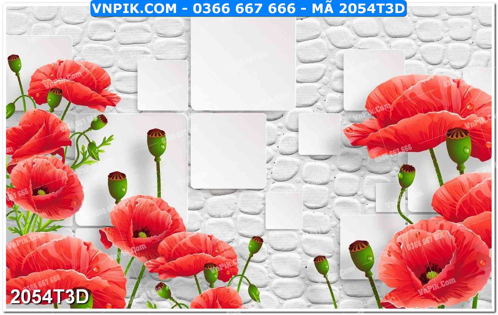 Trah Treo Tường – Tranh 3D Hiện Đại 2054T3D