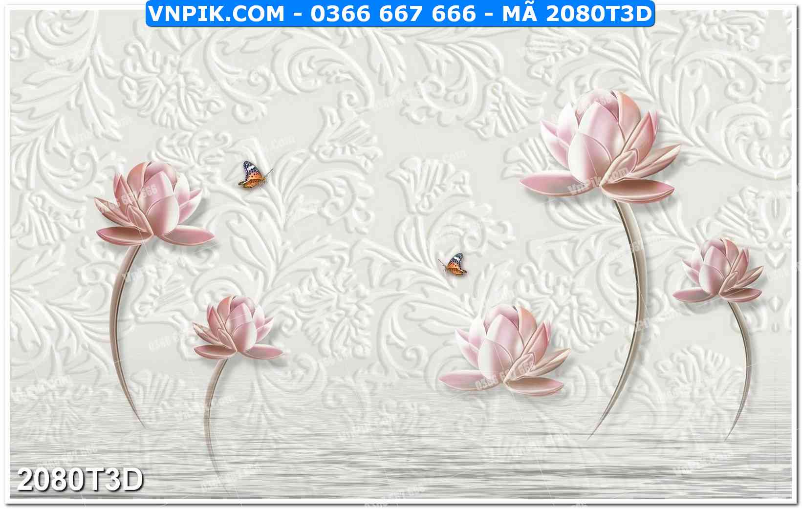Trah Treo Tường – Tranh 3D Hiện Đại 2080T3D