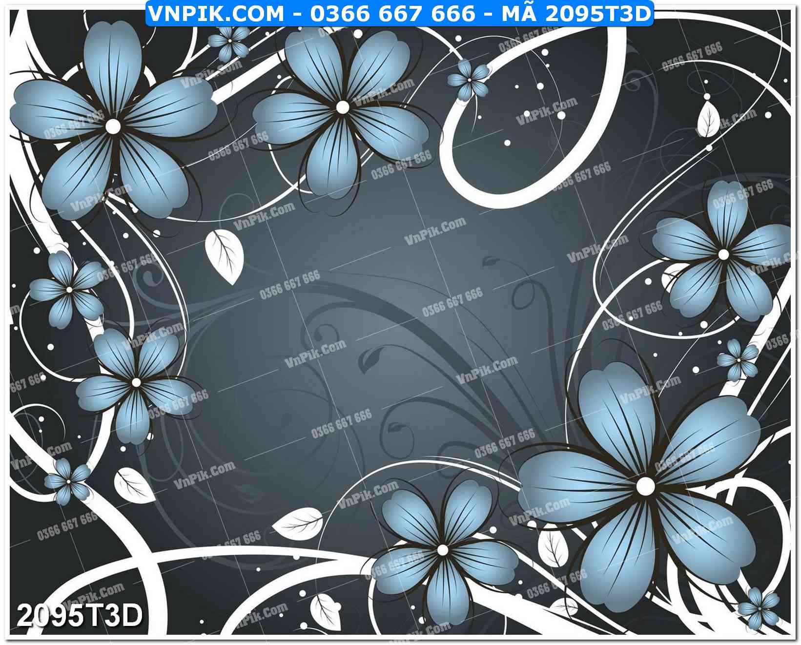 Trah Treo Tường – Tranh 3D Hiện Đại 2095T3D