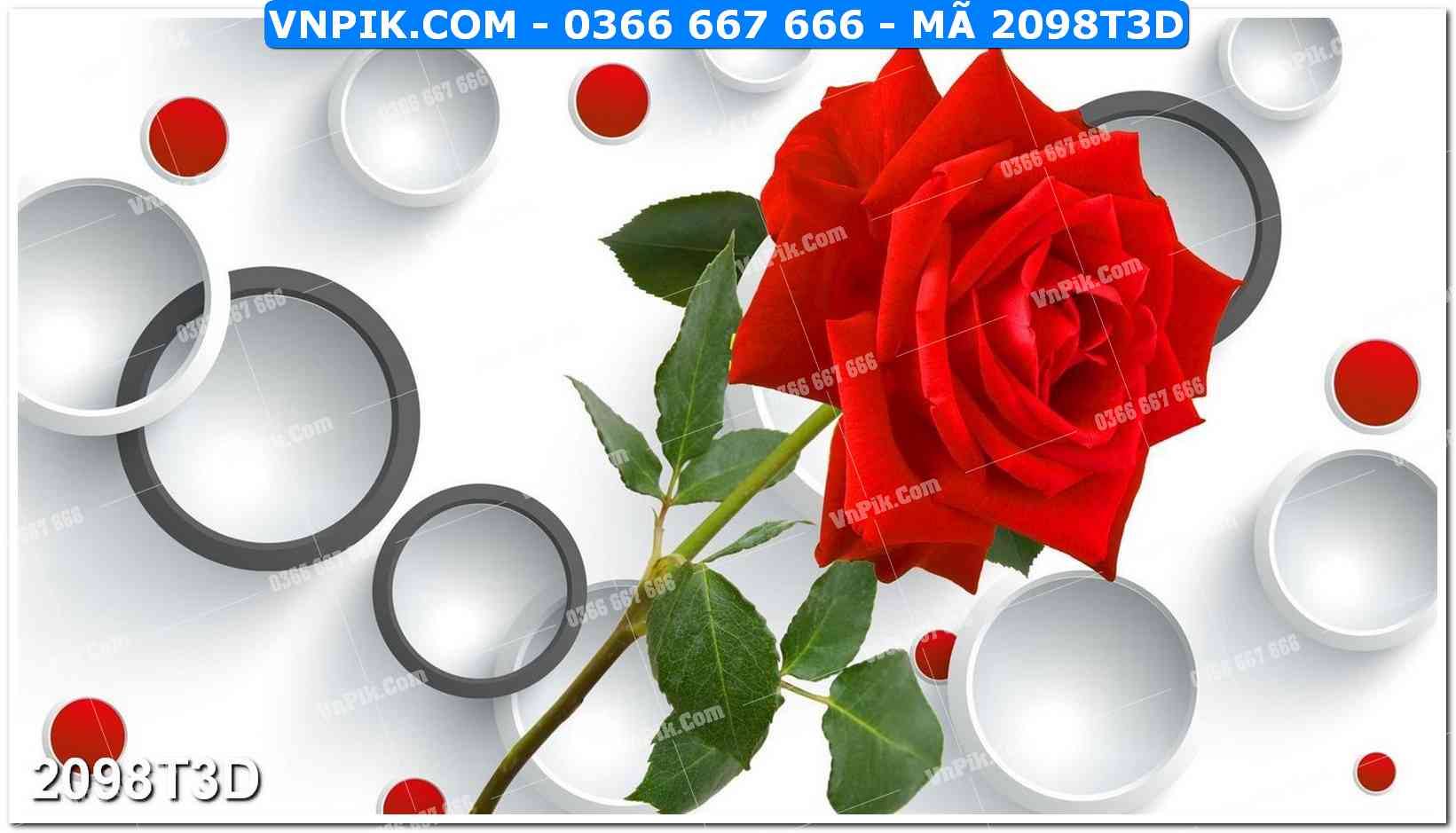 Trah Treo Tường – Tranh 3D Hiện Đại 2098T3D