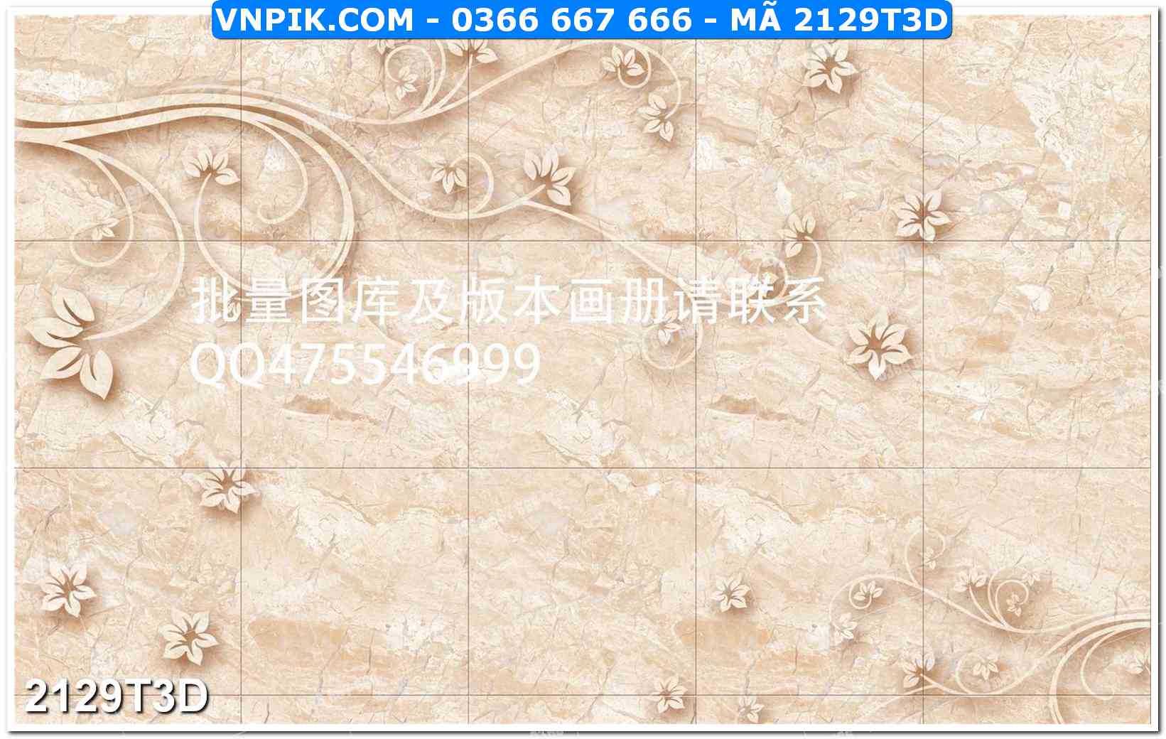 Trah Treo Tường – Tranh 3D Hiện Đại 2129T3D