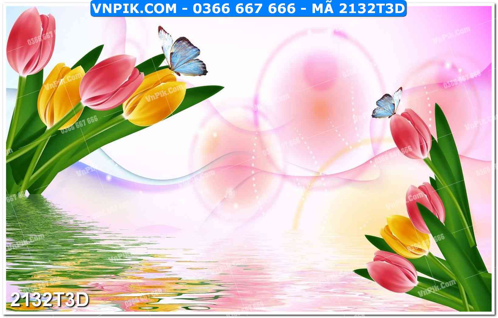 Trah Treo Tường – Tranh 3D Hiện Đại 2132T3D