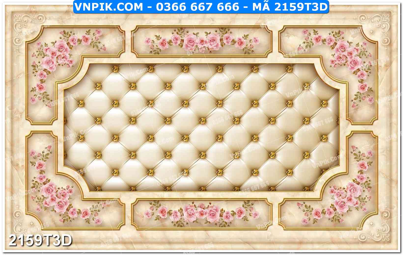 Trah Treo Tường – Tranh 3D Hiện Đại 2159T3D