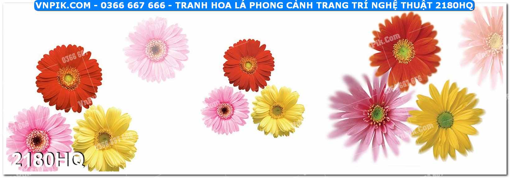 Tranh hoa lá phong cảnh trang trí nghệ thuật 2180HQ