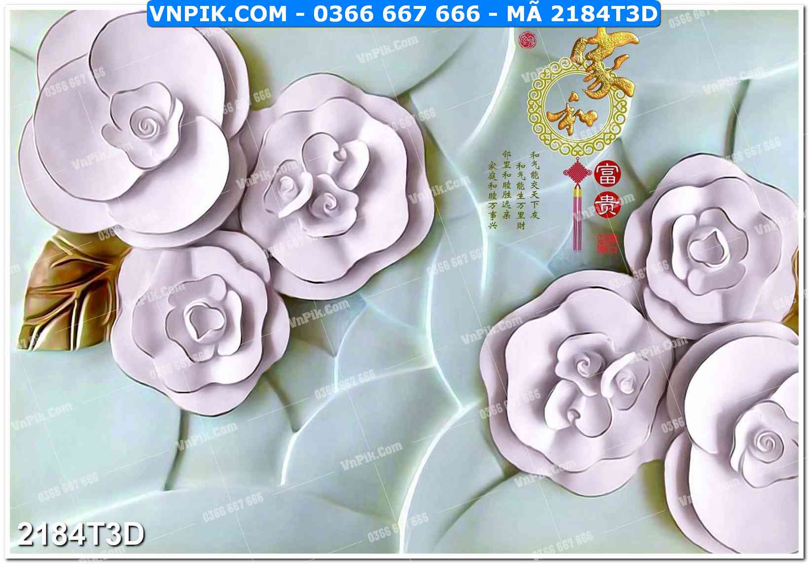Trah Treo Tường – Tranh 3D Hiện Đại 2184T3D