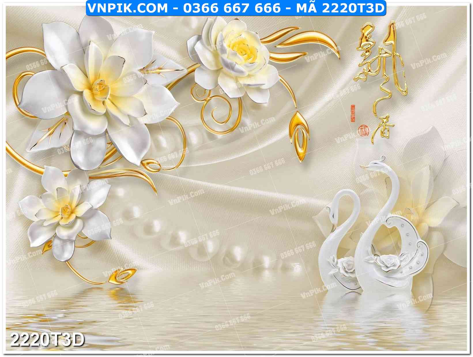 Trah Treo Tường – Tranh 3D Hiện Đại 2220T3D