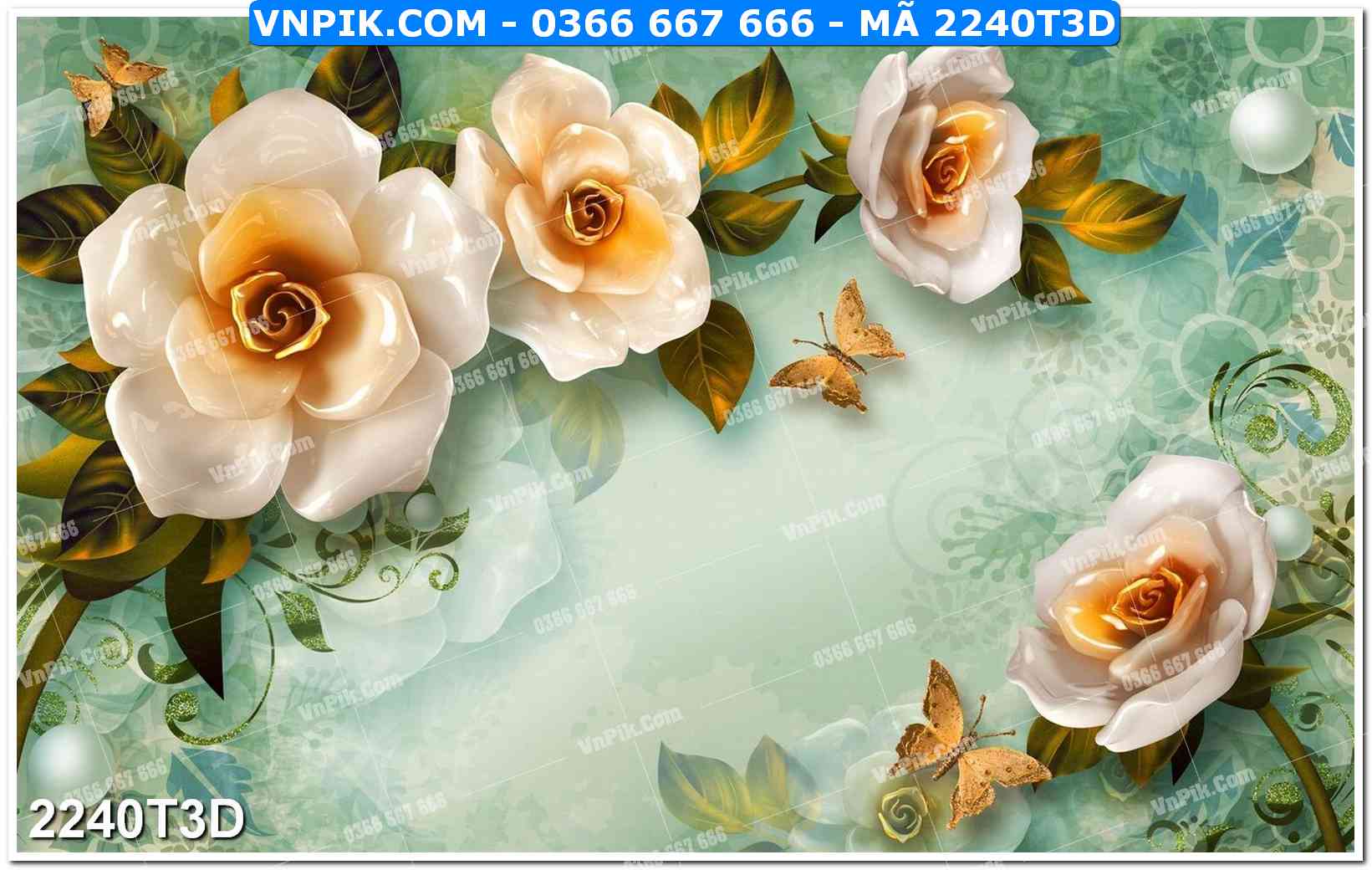 Trah Treo Tường – Tranh 3D Hiện Đại 2240T3D