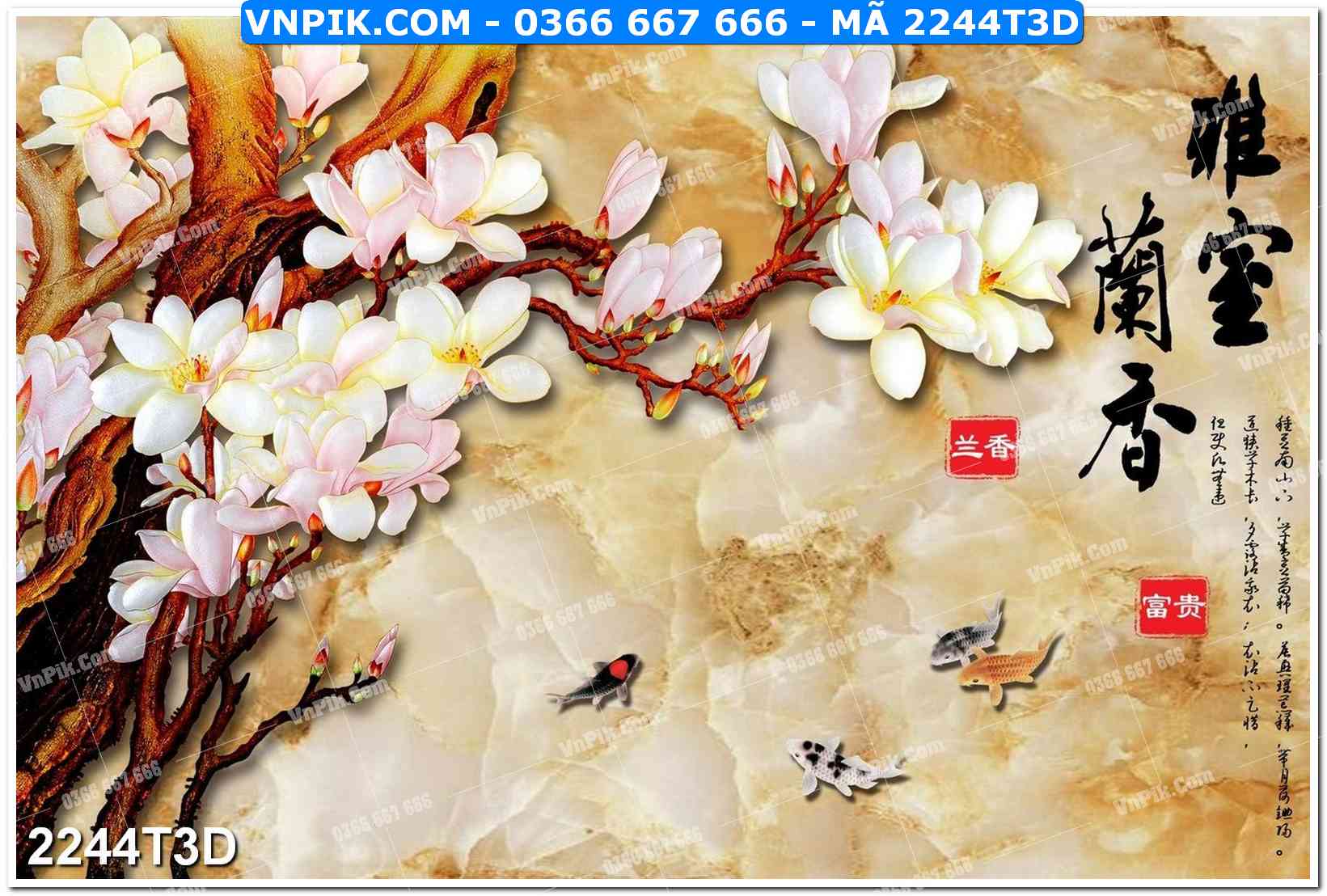 Trah Treo Tường – Tranh 3D Hiện Đại 2244T3D