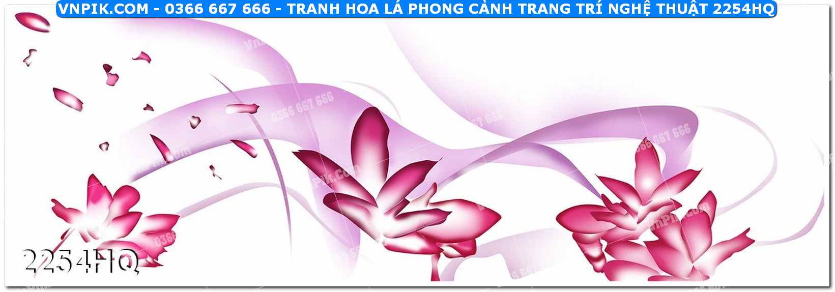Tranh hoa lá phong cảnh trang trí nghệ thuật 2254HQ