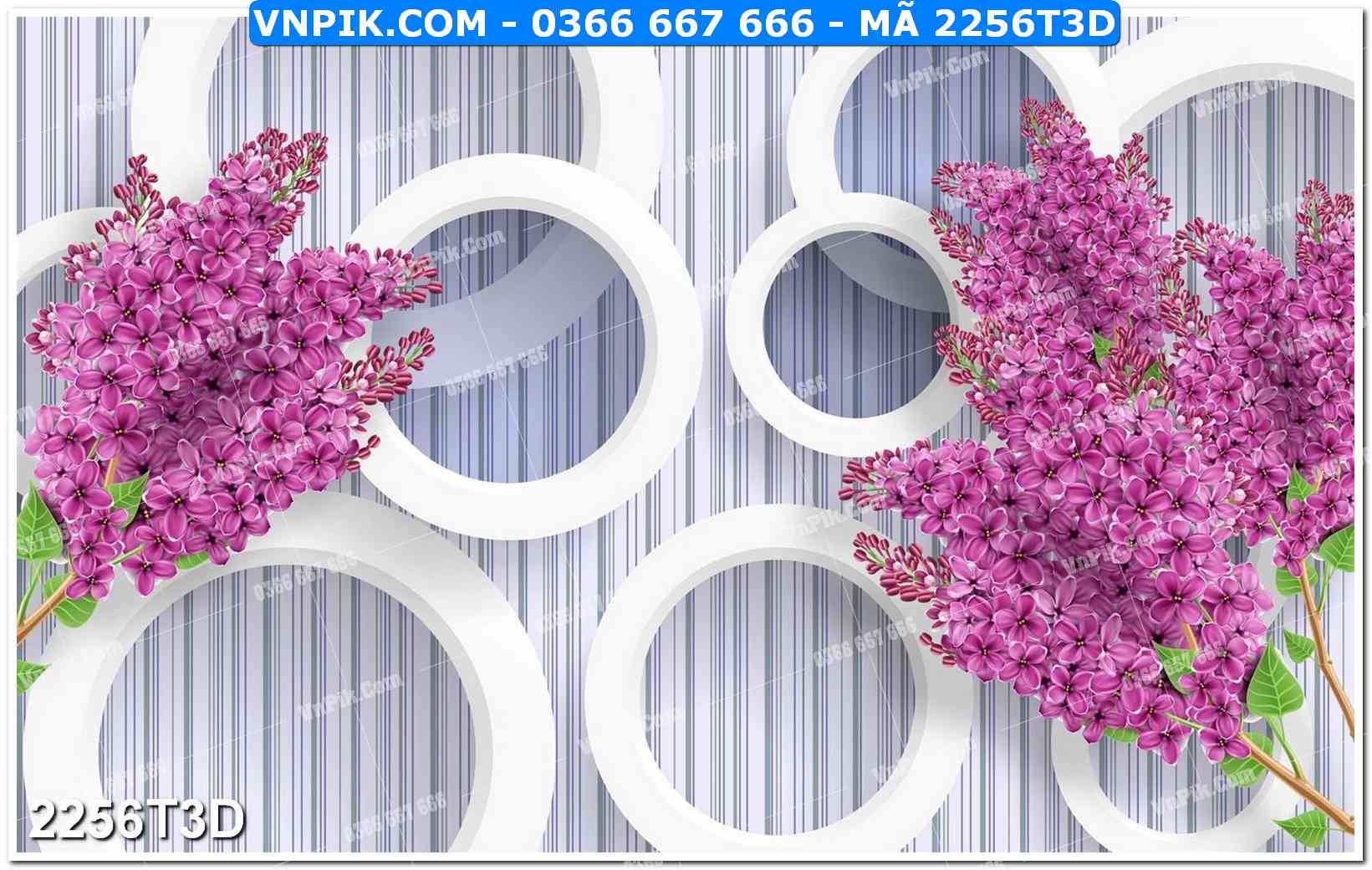 Trah Treo Tường – Tranh 3D Hiện Đại 2256T3D