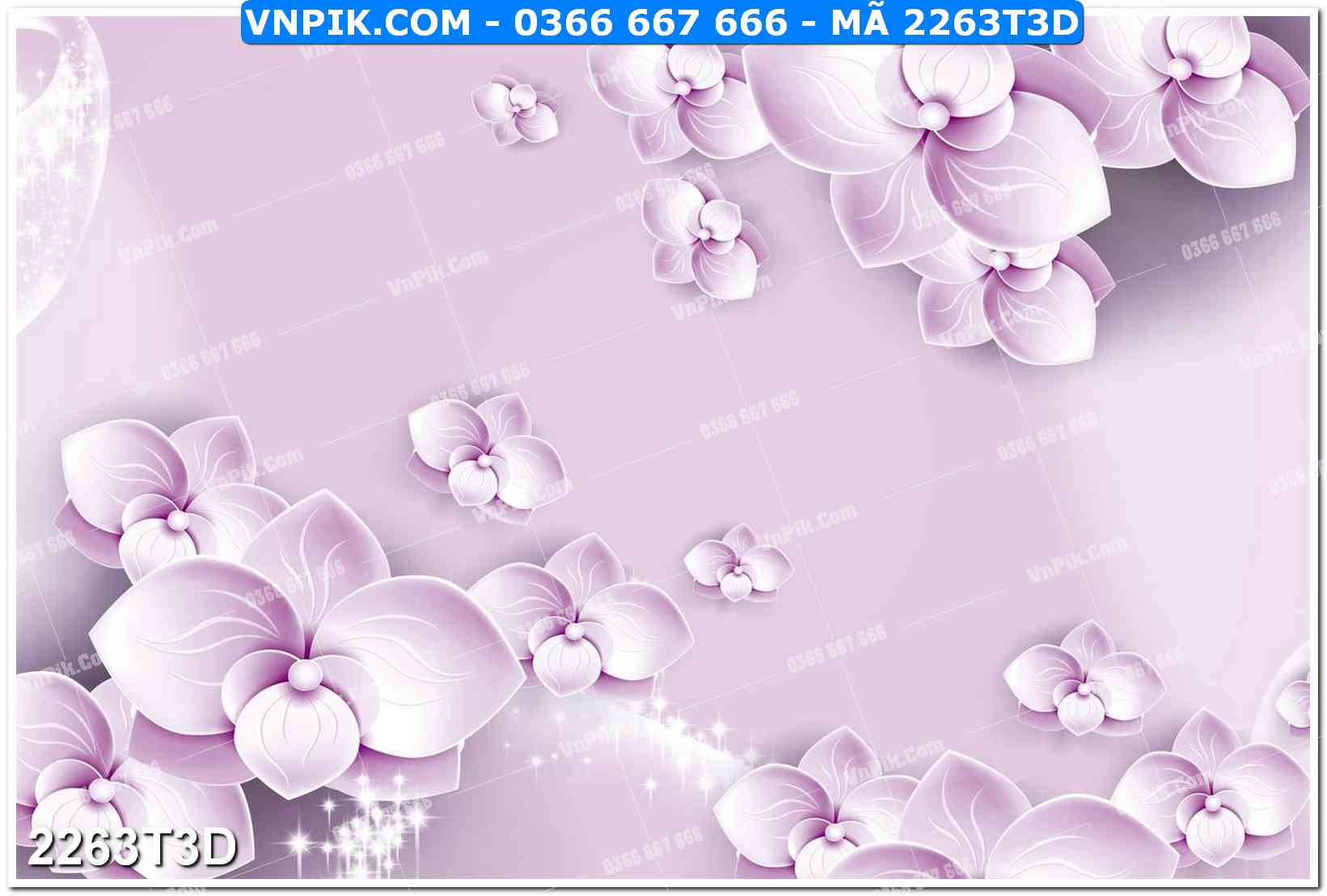 Trah Treo Tường – Tranh 3D Hiện Đại 2263T3D