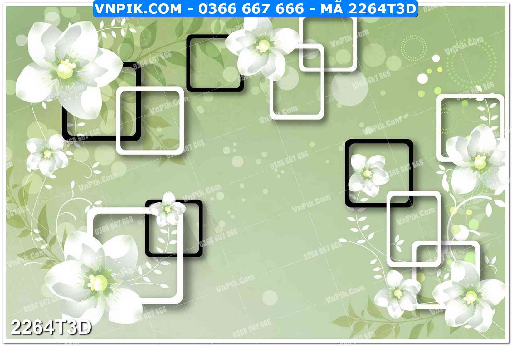 Trah Treo Tường – Tranh 3D Hiện Đại 2264T3D