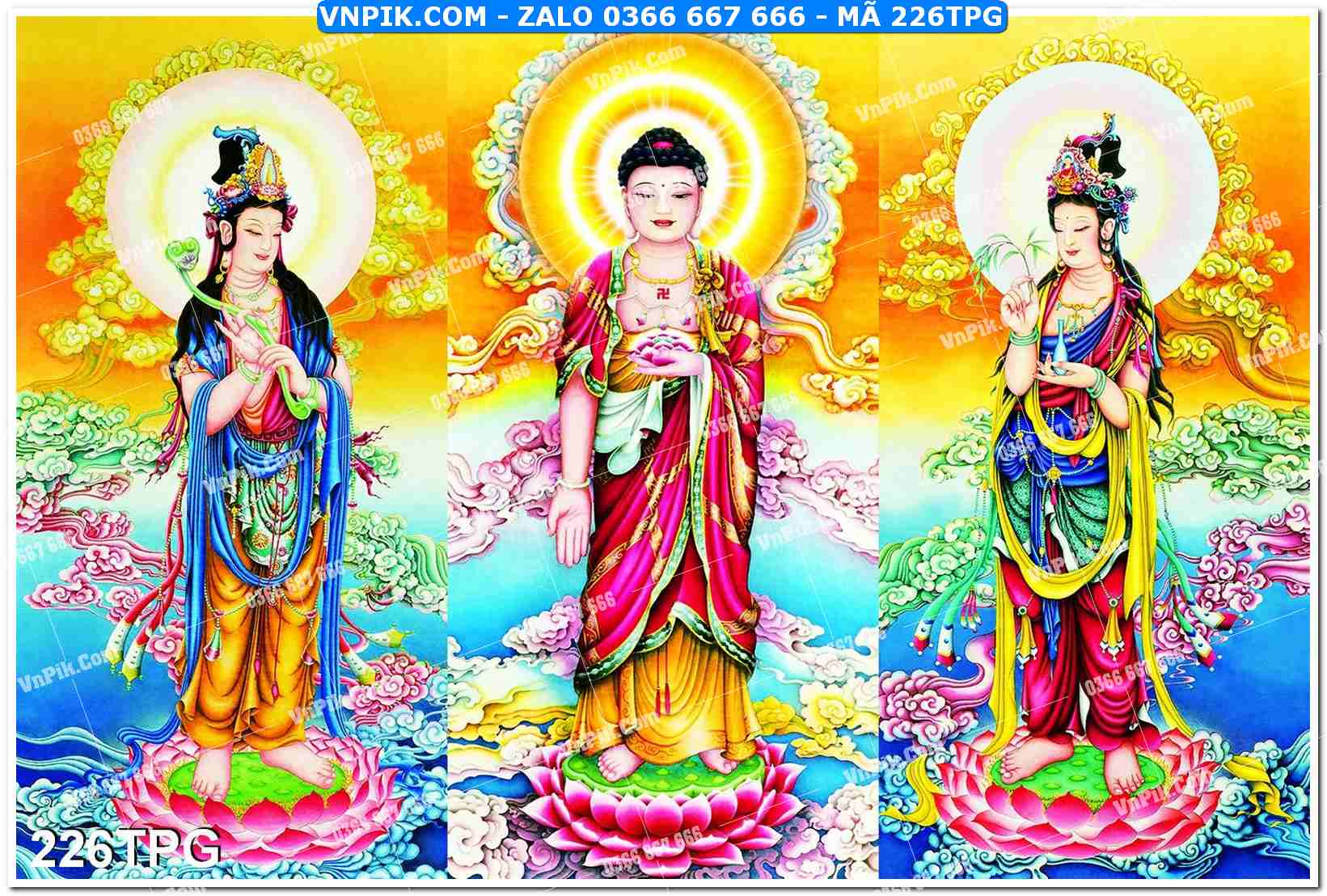 Tranh Phật Giáo Treo Tường – Tranh Bồ Tát Mã File 226TPG