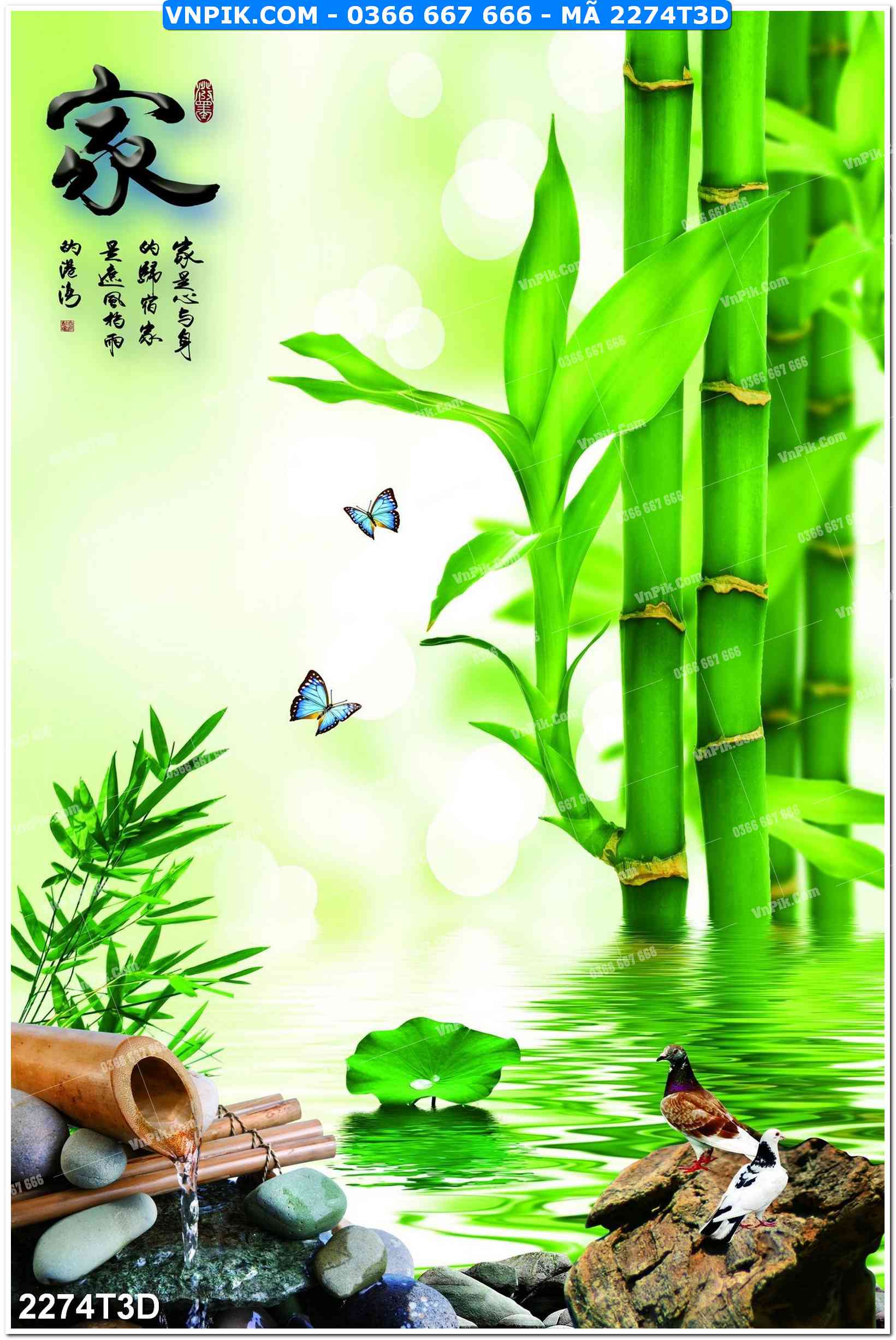 Trah Treo Tường – Tranh 3D Hiện Đại 2274T3D