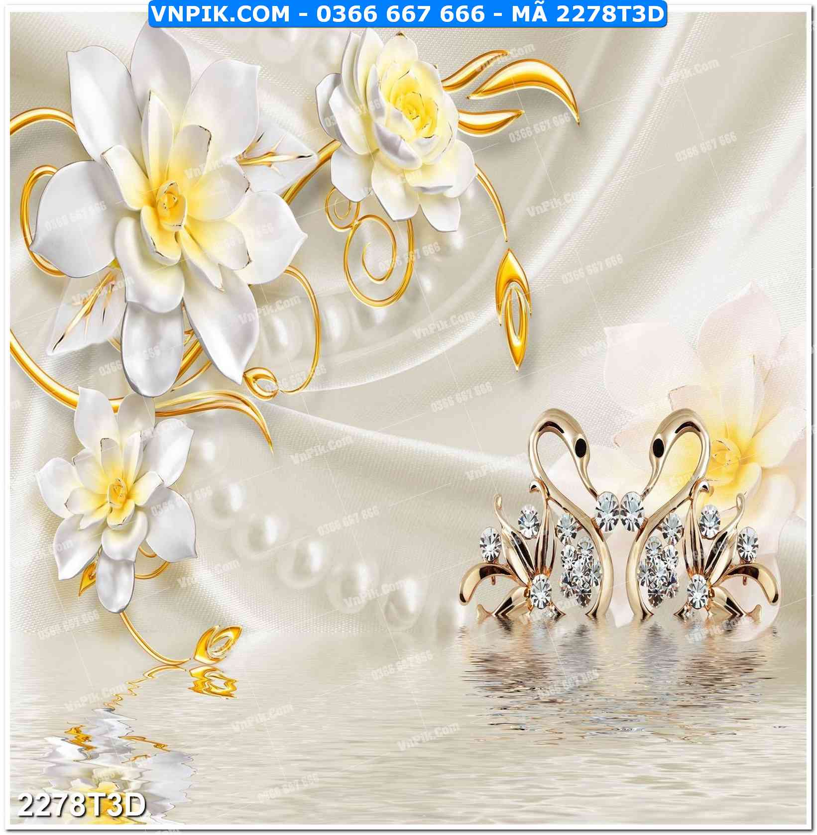 Trah Treo Tường – Tranh 3D Hiện Đại 2278T3D
