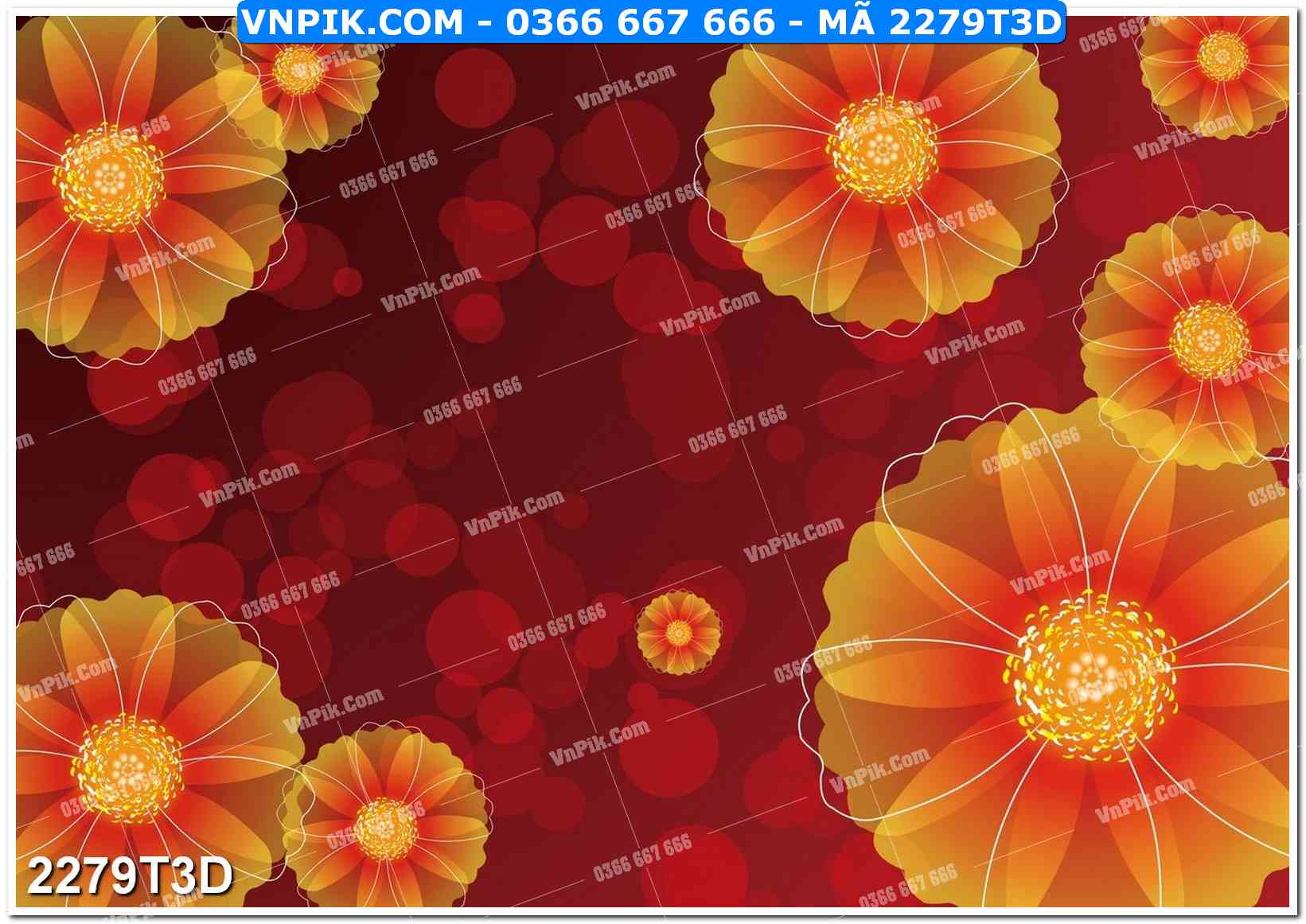 Trah Treo Tường – Tranh 3D Hiện Đại 2279T3D
