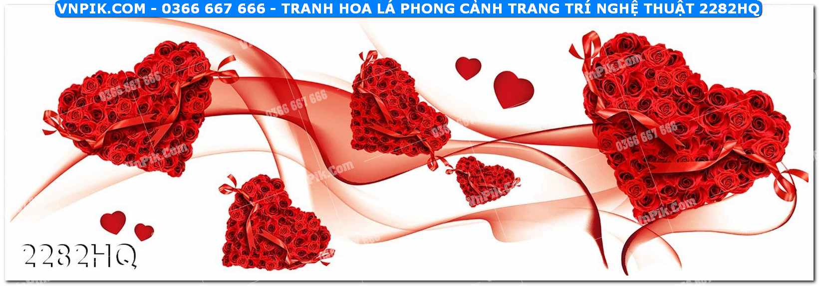 Tranh hoa lá phong cảnh trang trí nghệ thuật 2282HQ
