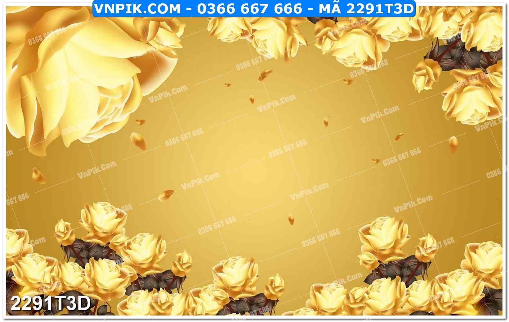 Trah Treo Tường – Tranh 3D Hiện Đại 2291T3D