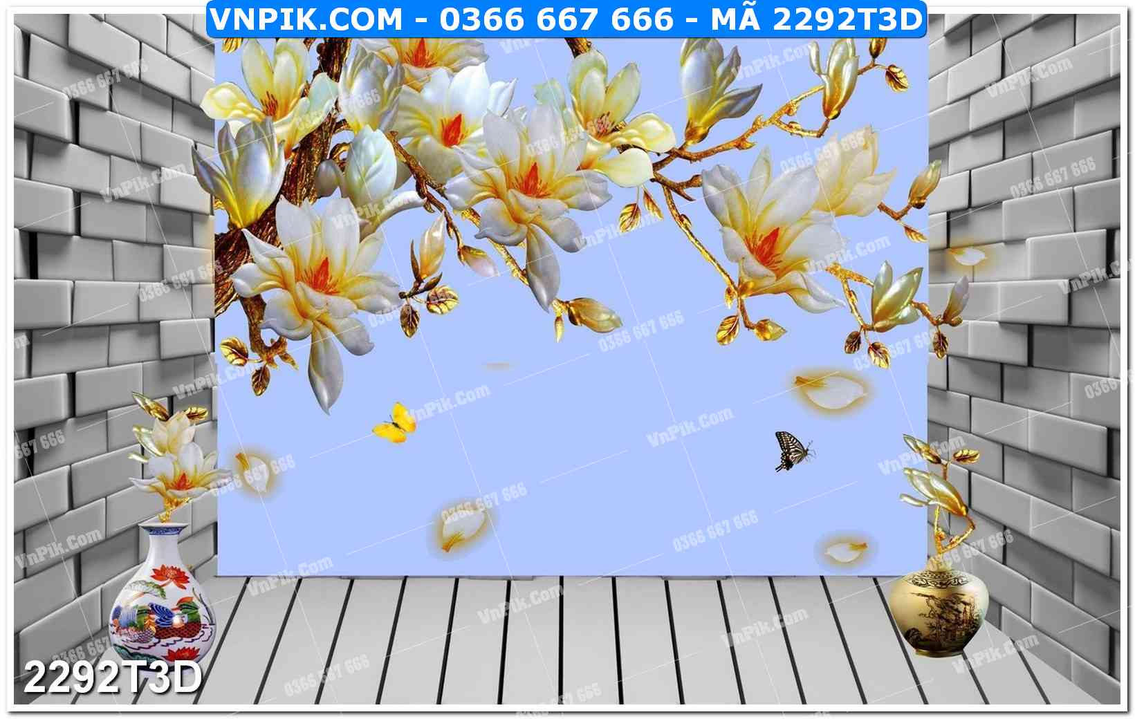 Trah Treo Tường – Tranh 3D Hiện Đại 2292T3D