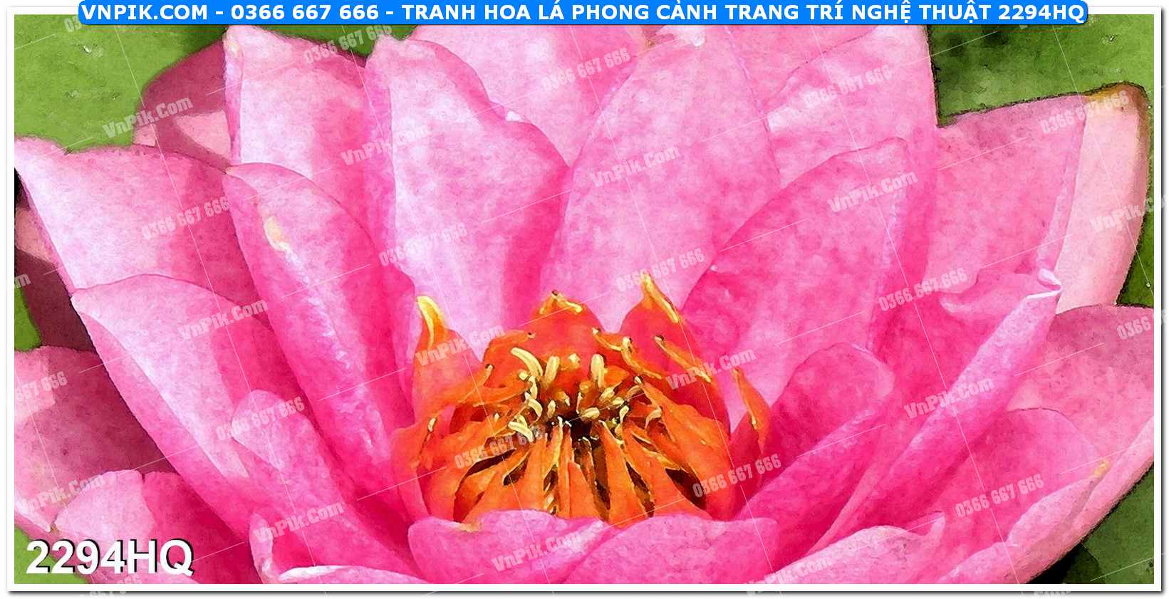 Tranh hoa lá phong cảnh trang trí nghệ thuật 2294HQ