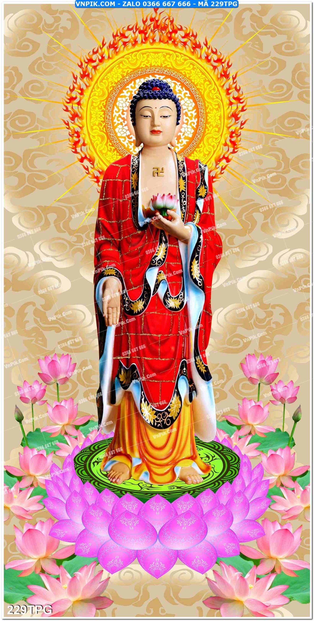 Tranh Phật Giáo Treo Tường – Tranh Bồ Tát Mã File 229TPG