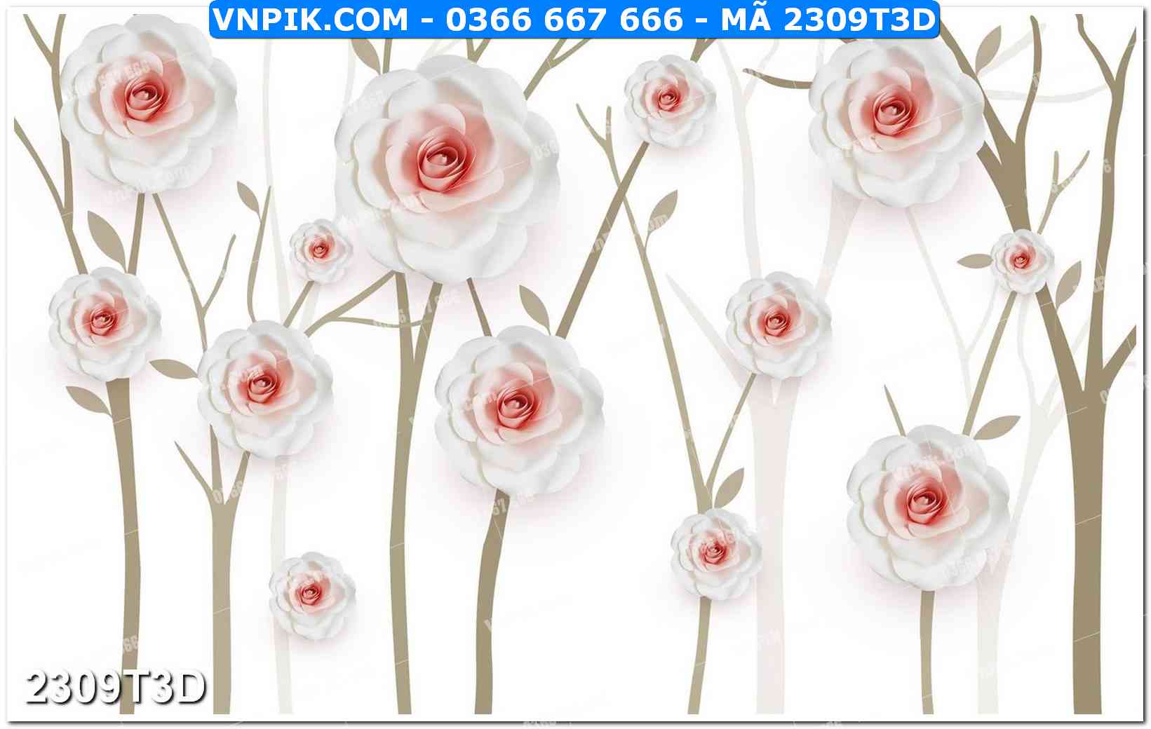Trah Treo Tường – Tranh 3D Hiện Đại 2309T3D