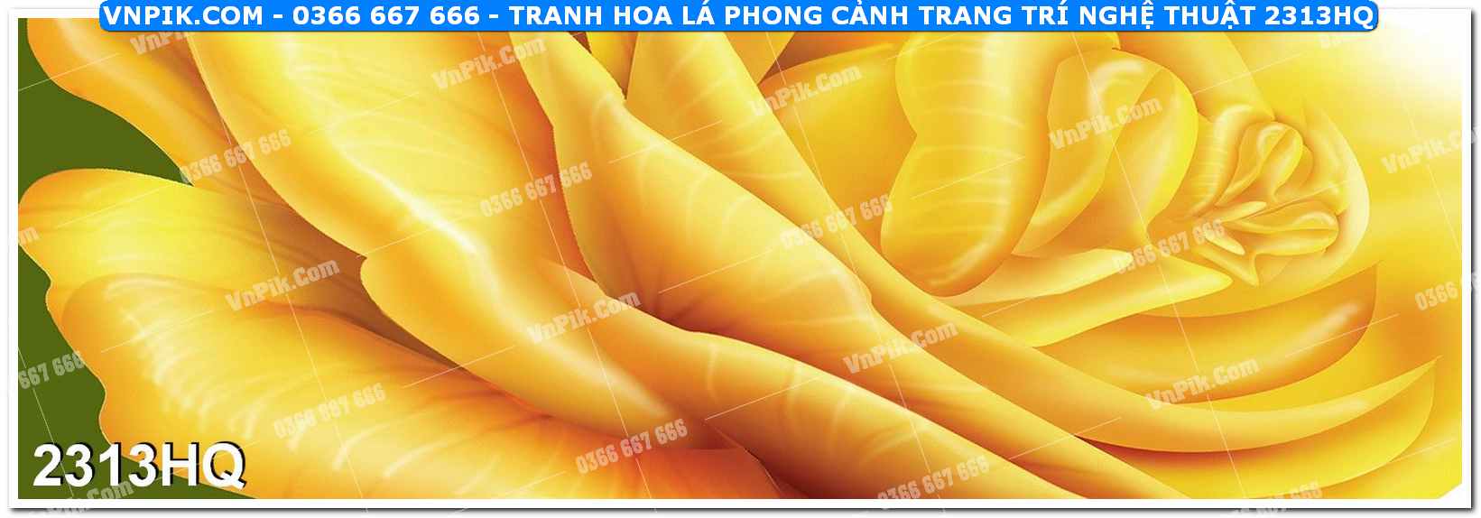 Tranh hoa lá phong cảnh trang trí nghệ thuật 2313HQ