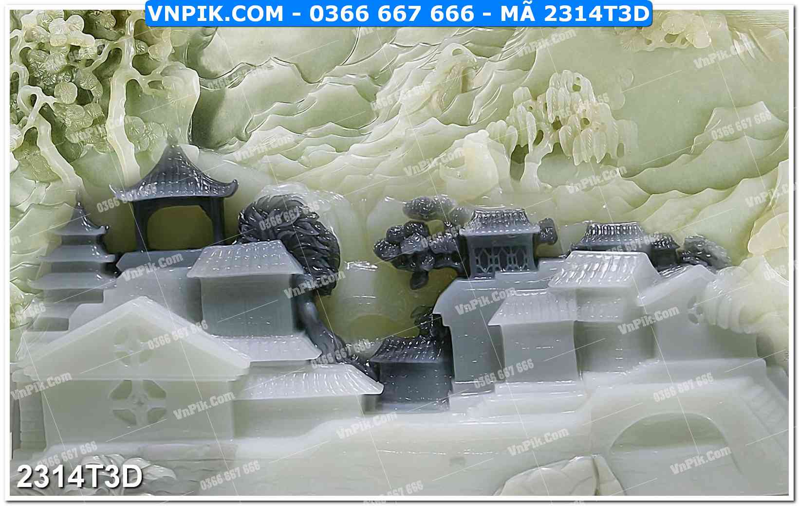 Trah Treo Tường – Tranh 3D Hiện Đại 2314T3D