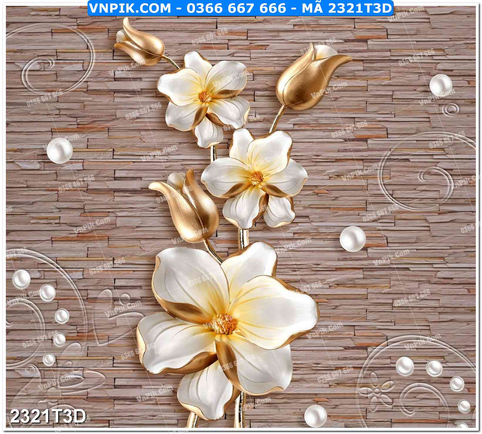 Trah Treo Tường – Tranh 3D Hiện Đại 2321T3D