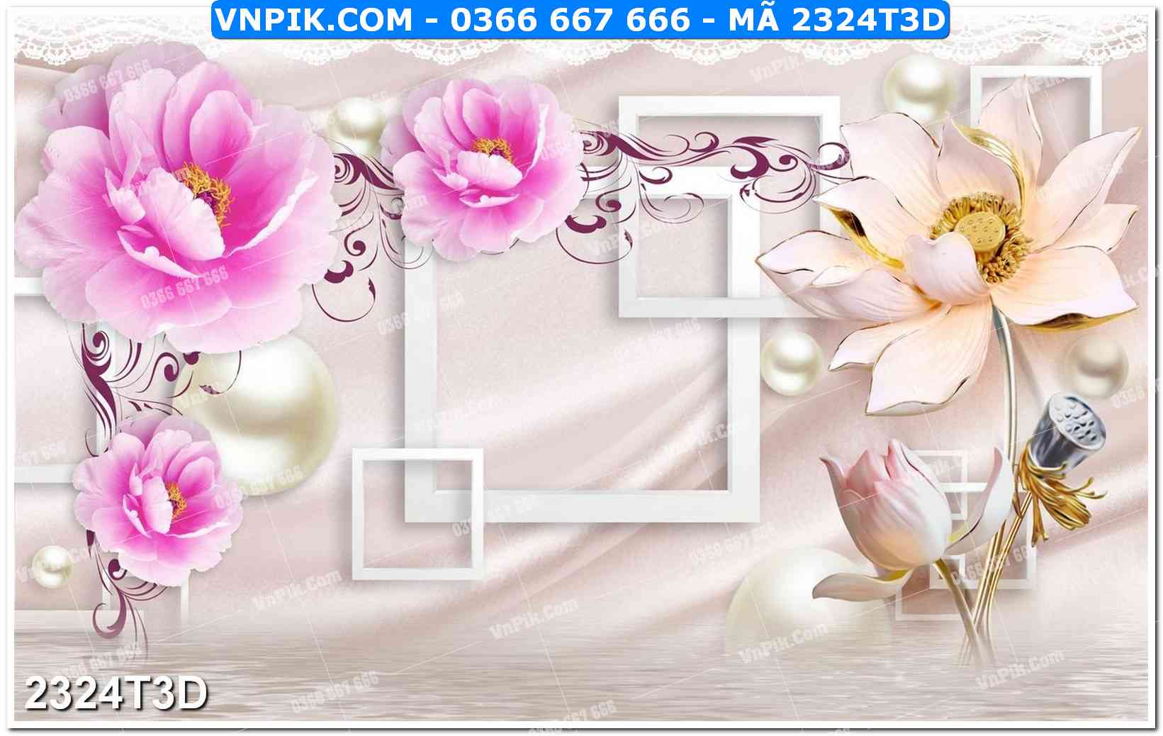 Trah Treo Tường – Tranh 3D Hiện Đại 2324T3D