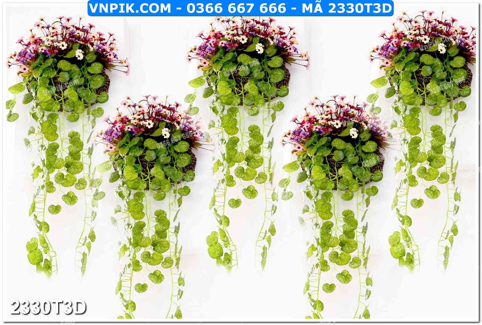 Trah Treo Tường – Tranh 3D Hiện Đại 2330T3D