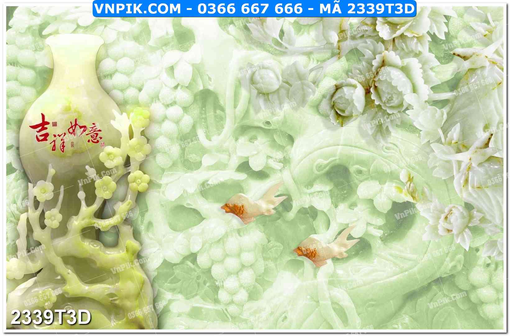 Trah Treo Tường – Tranh 3D Hiện Đại 2339T3D