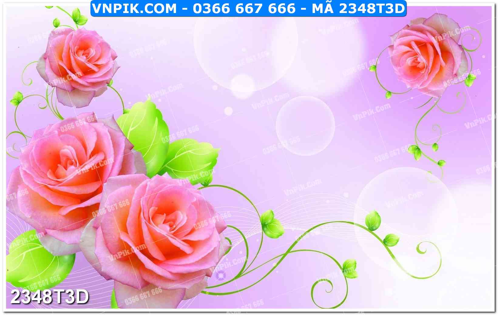 Trah Treo Tường – Tranh 3D Hiện Đại 2348T3D