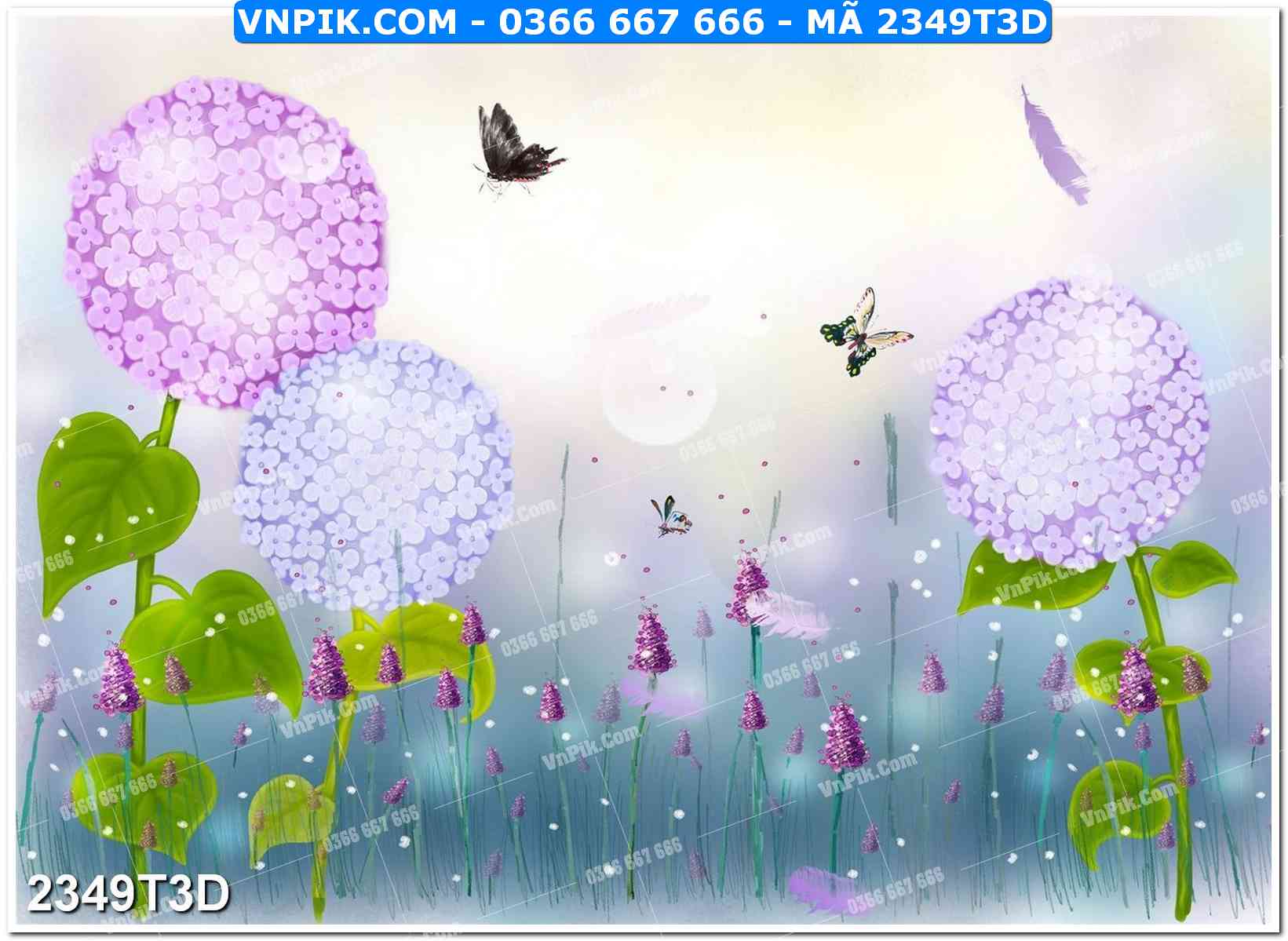 Trah Treo Tường – Tranh 3D Hiện Đại 2349T3D