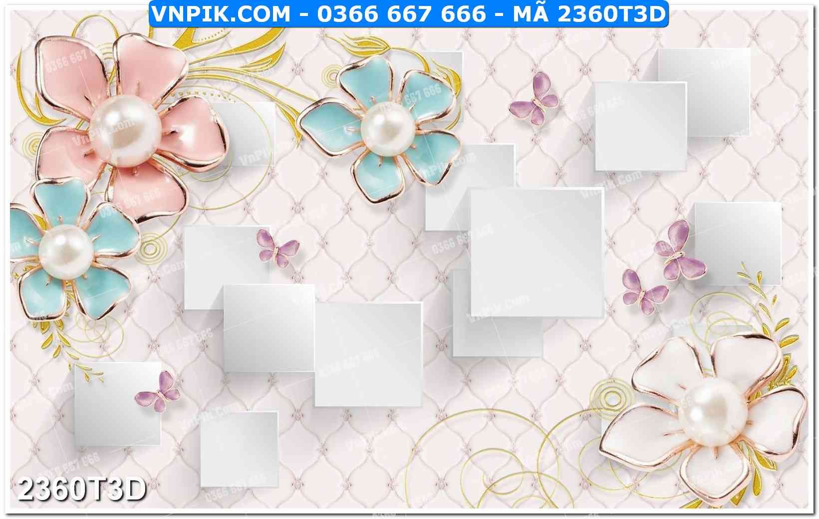 Trah Treo Tường – Tranh 3D Hiện Đại 2360T3D