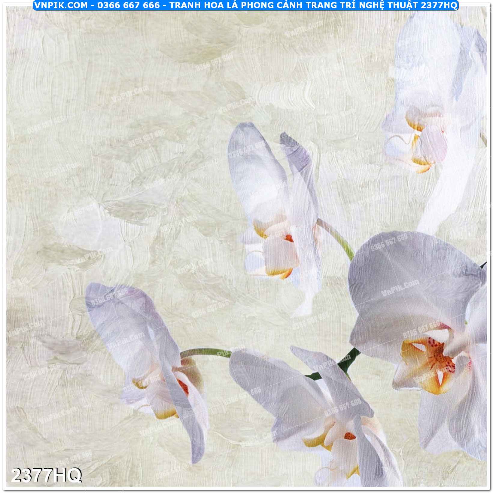Tranh hoa lá phong cảnh trang trí nghệ thuật 2377HQ