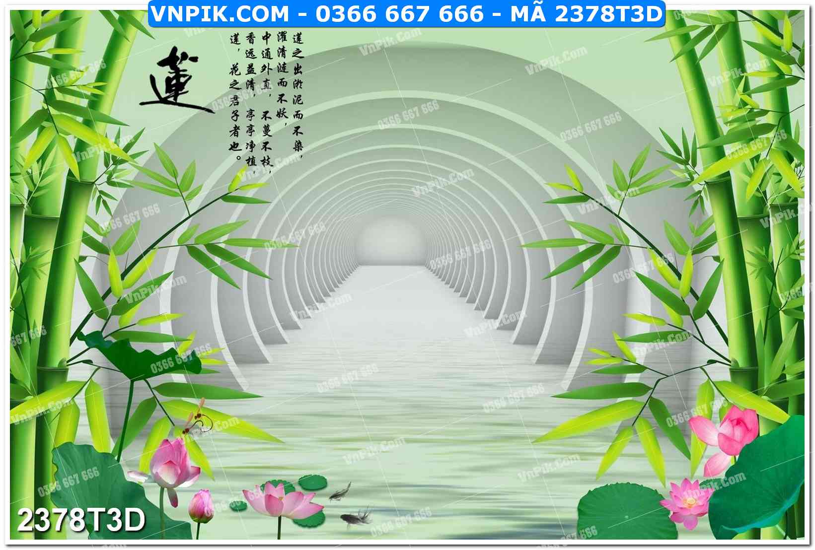 Trah Treo Tường – Tranh 3D Hiện Đại 2378T3D