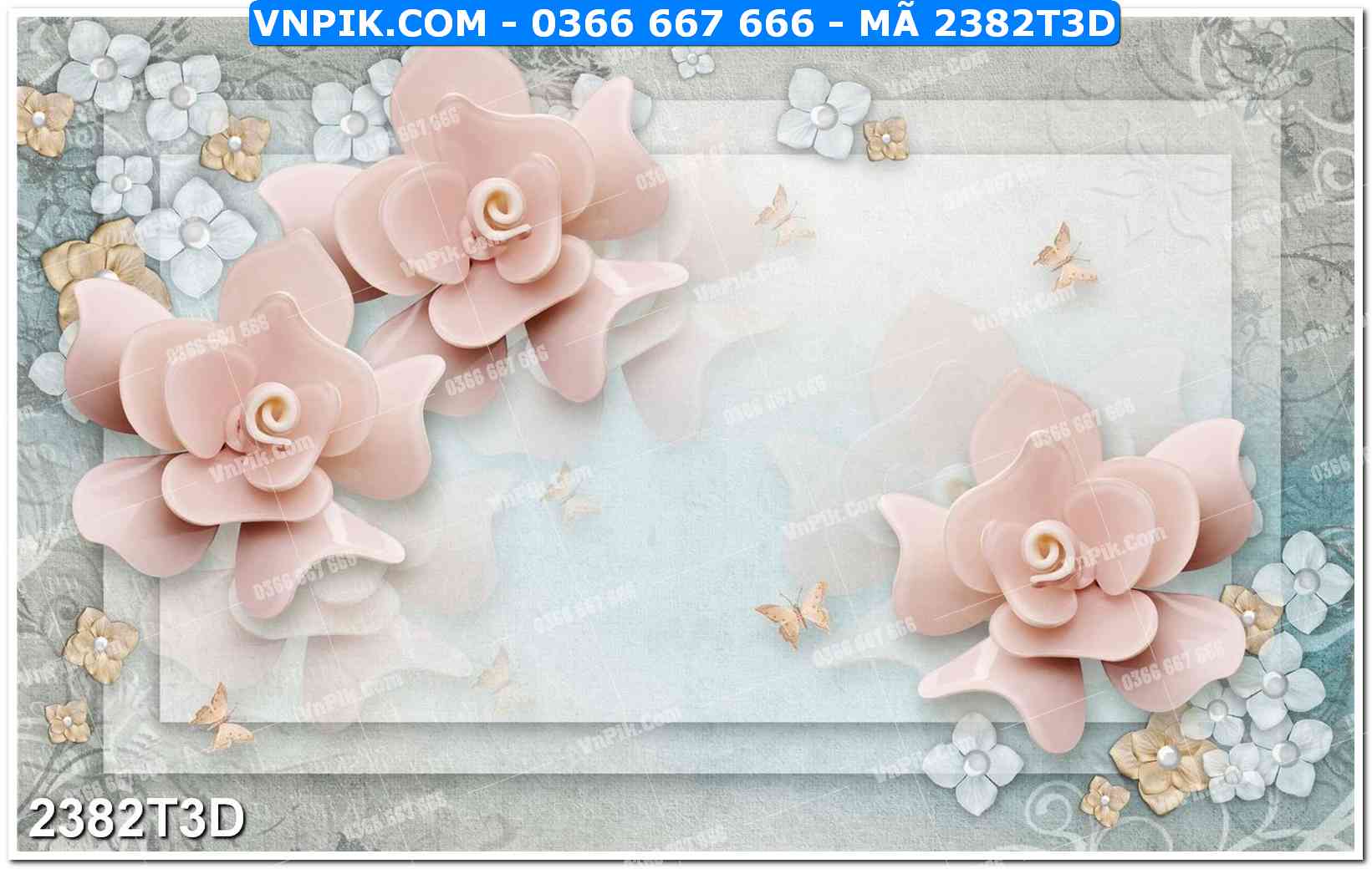 Trah Treo Tường – Tranh 3D Hiện Đại 2382T3D