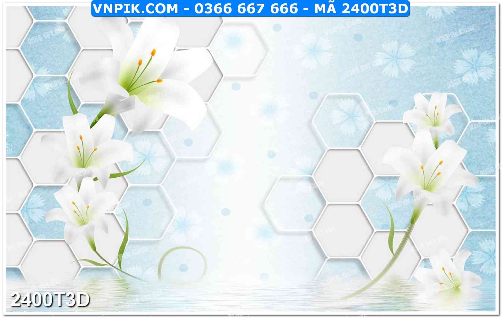 Trah Treo Tường – Tranh 3D Hiện Đại 2400T3D