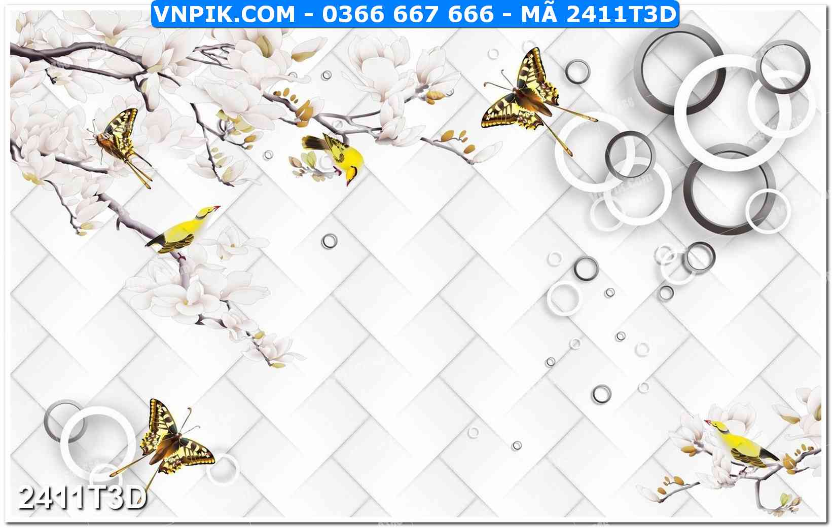 Trah Treo Tường – Tranh 3D Hiện Đại 2411T3D