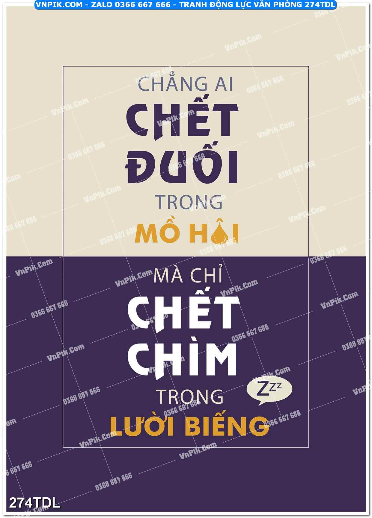 Tranh động lực văn phòng 274TDL
