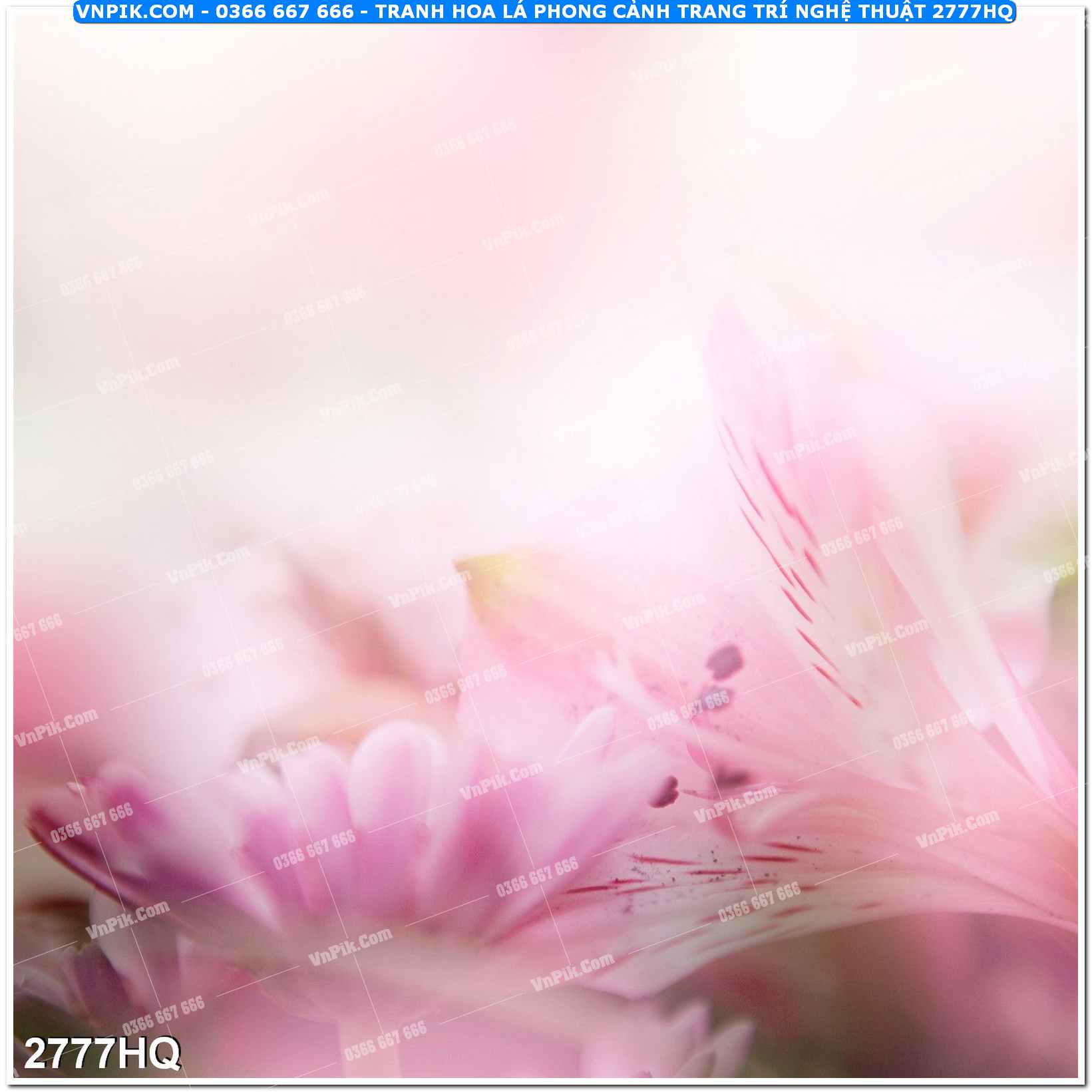 Tranh hoa lá phong cảnh trang trí nghệ thuật 2777HQ